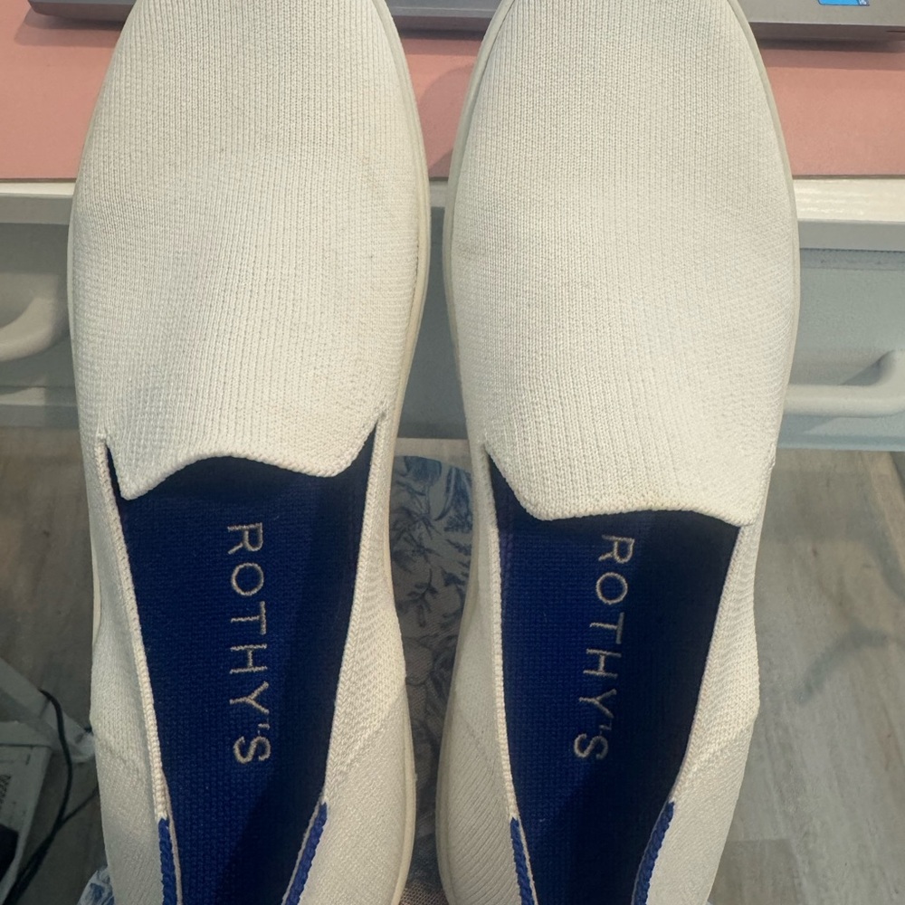 Rothy's Women’s White Slip-On Shoes Sneakers